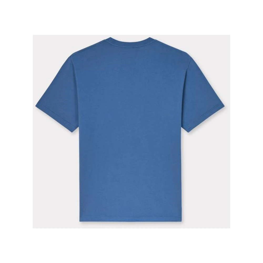 Kenzo Pop Jersey Bedrukt T-shirt Blue Heren