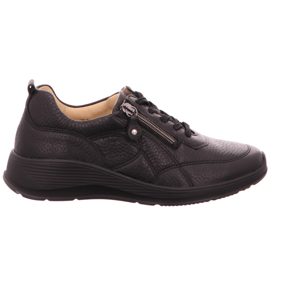 Waldläufer Zwarte Sneakers 698004 Dames Schoenen