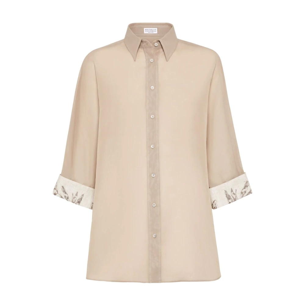 Blouses & Shirts > Shirts - - Brunello Cucinelli - Modalova