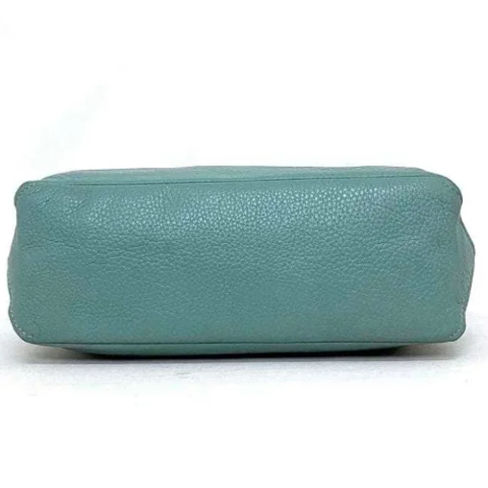 Coach Pre-owned Leather shoulder-bags Green Dames