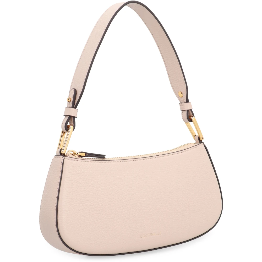 Coccinelle Kleine Leren Tas met Afneembare Band Pink Dames