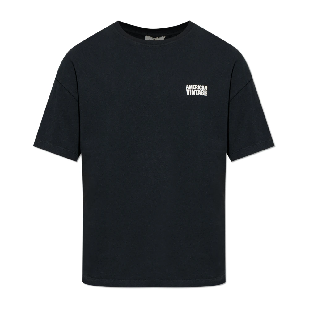 American Vintage Uomo Nero Top, M, New,