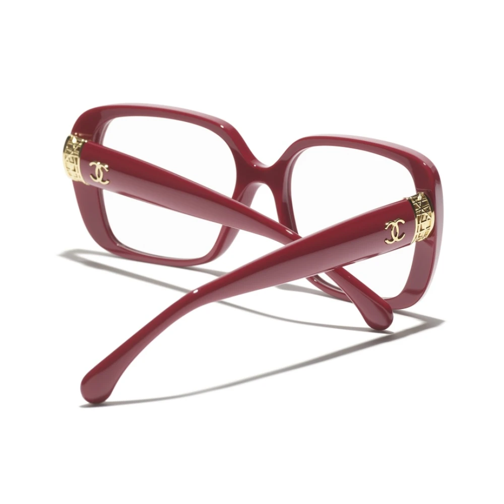 Chanel Stijlvolle Brilmonturen met 3 Jaar Garantie Red Dames