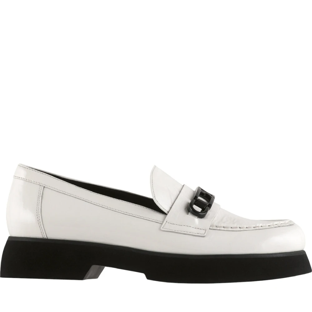 Högl Women's White Loafers, 8 Uk, Loafers For