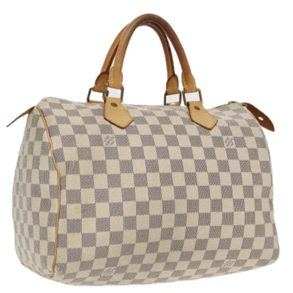 Louis Vuitton Vintage Pre-owned Canvas handbags White Dames