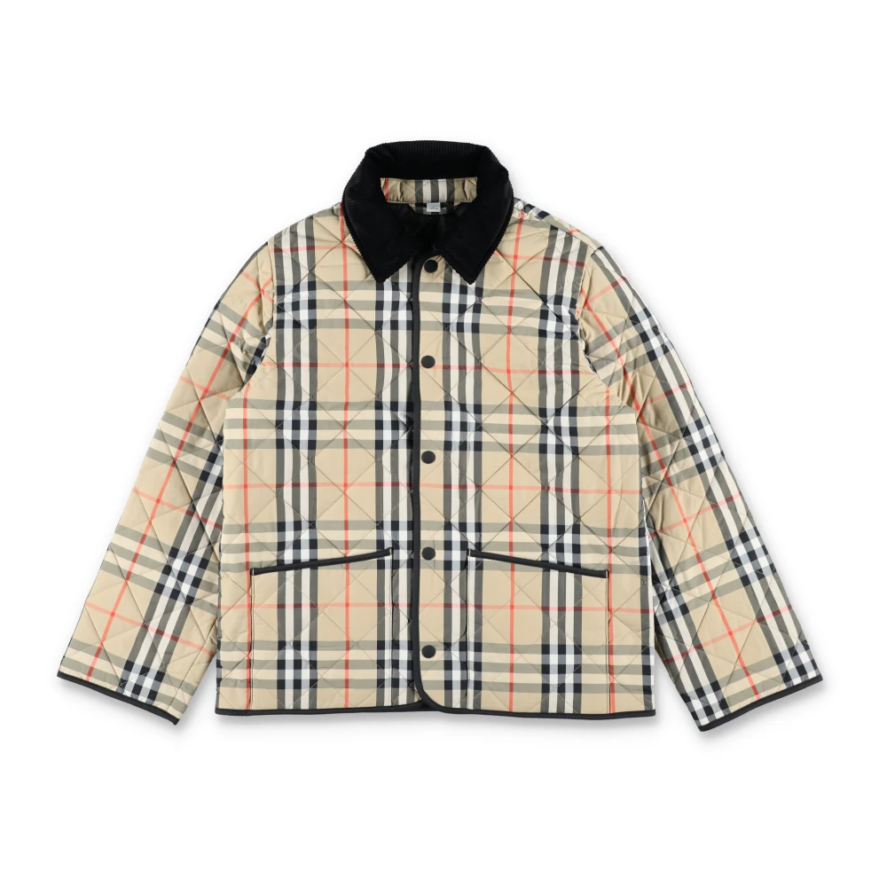 Burberry Men's Beige Milo Quilted Jacket