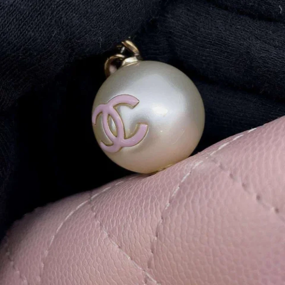 Chanel Vintage Pre-owned Leather wallets Pink Dames
