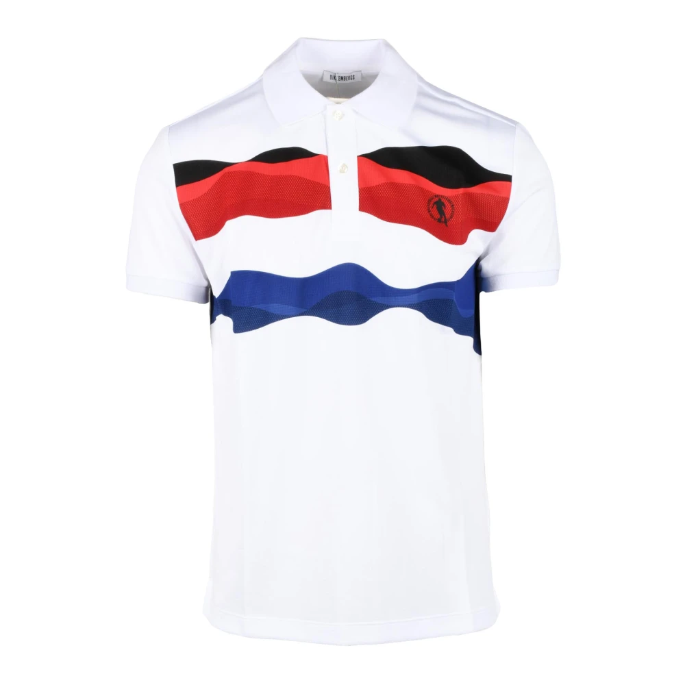 Bikkembergs Polyester Polo Shirt White Heren