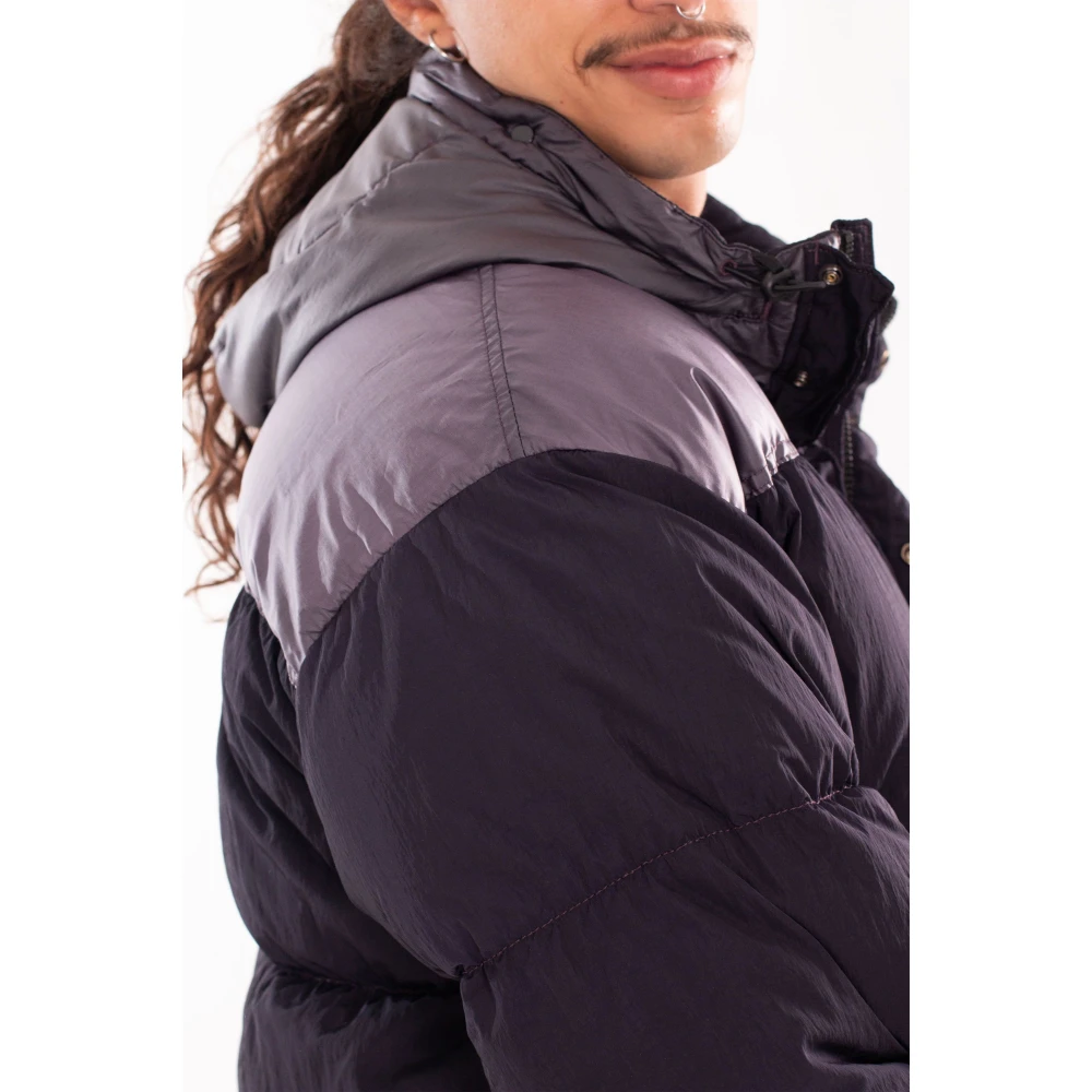 C.P. Company Eco Chrome-R Goggle Down Jacket Blue Heren