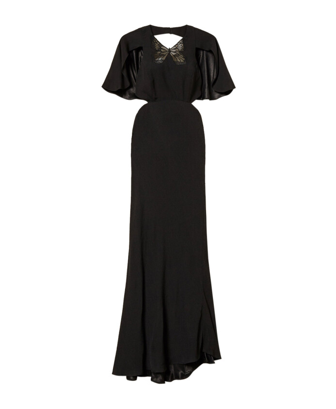 robe-longue-noire-broderie-papillon
