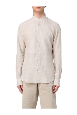 beige-mandarin-collar-slim-fit-shirt