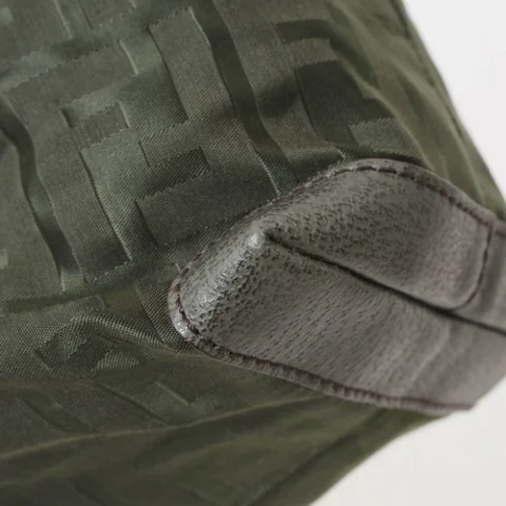 Fendi Vintage Pre-owned Canvas fendi-bags Green Dames
