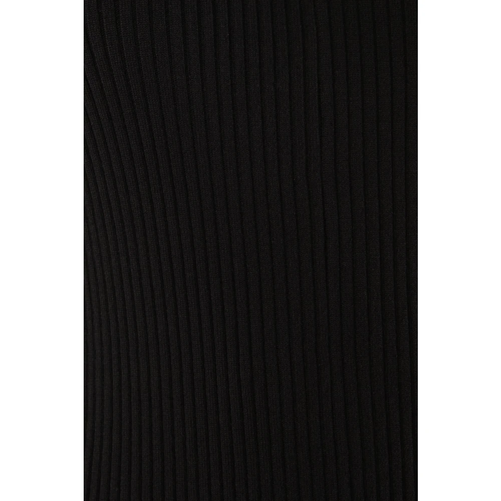 pinko Zwarte Jurk met Elastaan Materiaal Black Dames