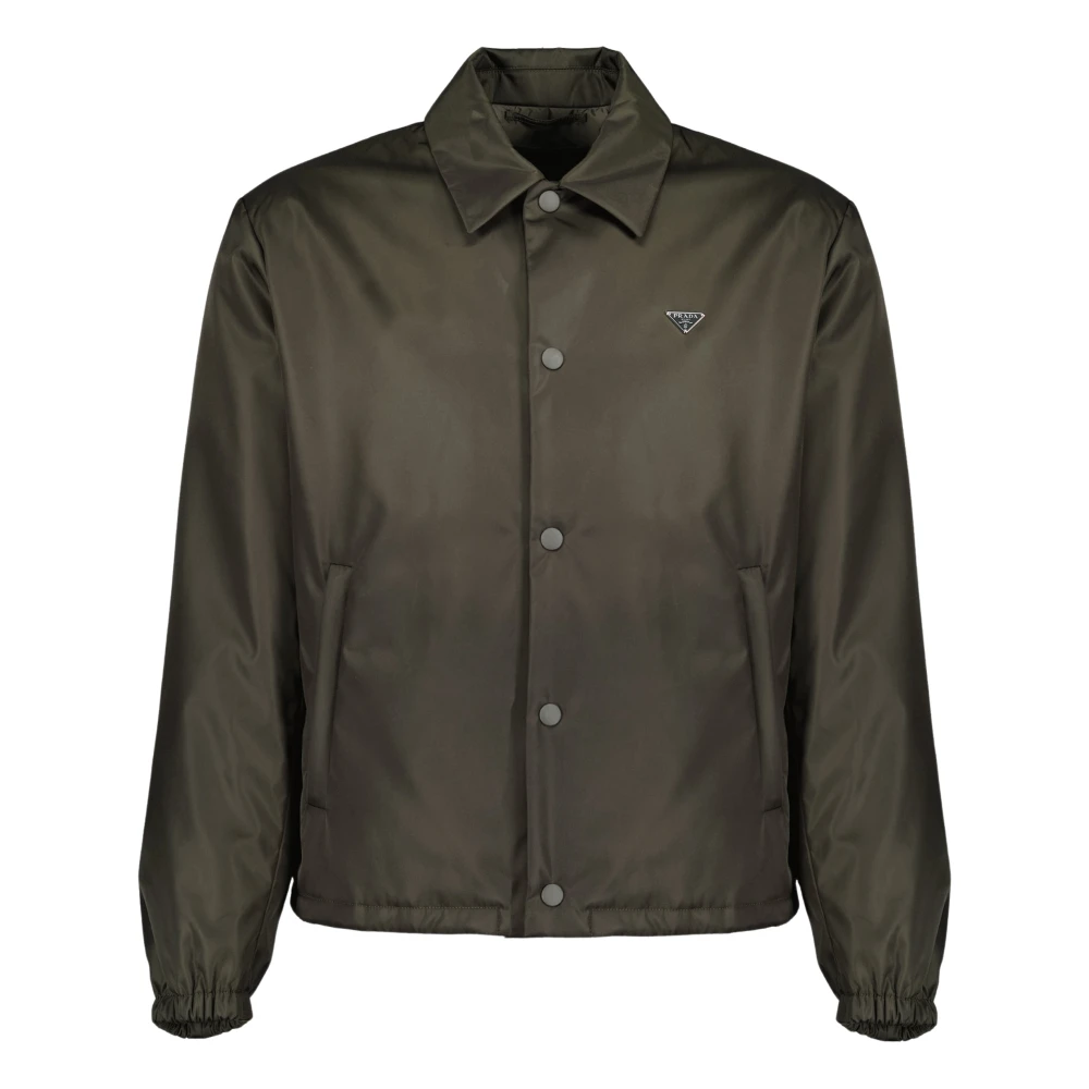 Prada Green Light Jackets, Male, L, Light Jackets