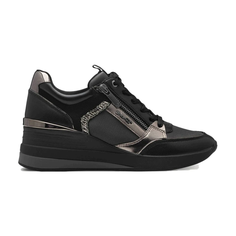 Tamaris Women's Gray Low Anthracite Grey Trainers - Sneakers - 8 Uk - Shoes