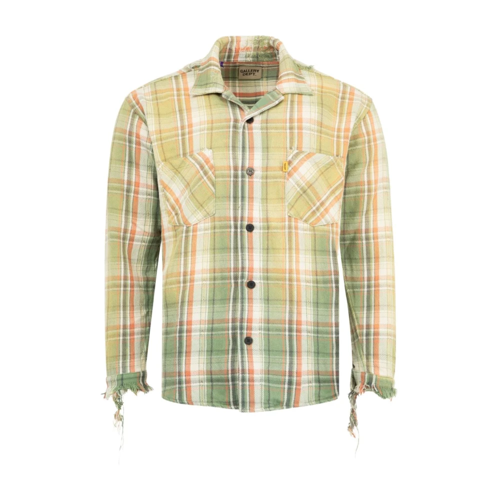 Gallery Dept. Uomo Verde - Marley Flannel Shirt, Size: L - Immagine 3