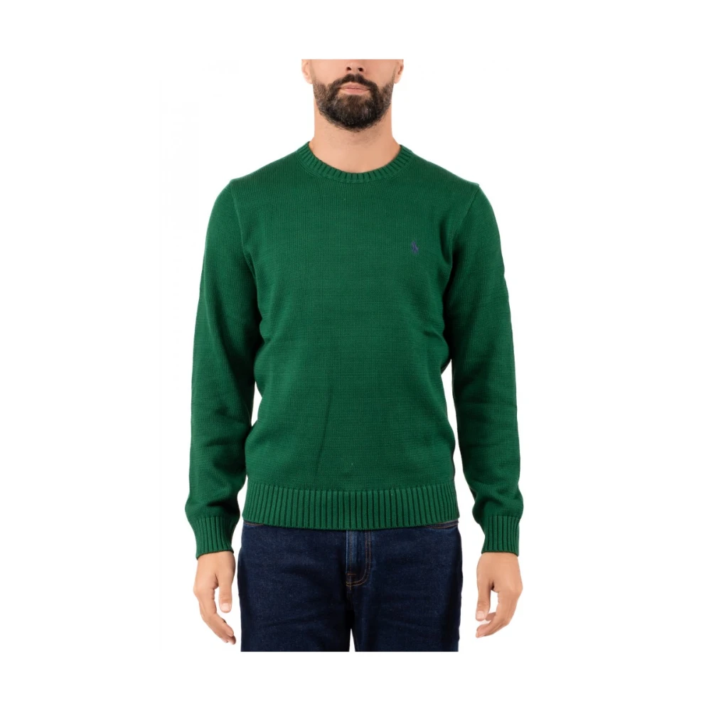 Ralph Lauren Rondgebreide trui Green Heren