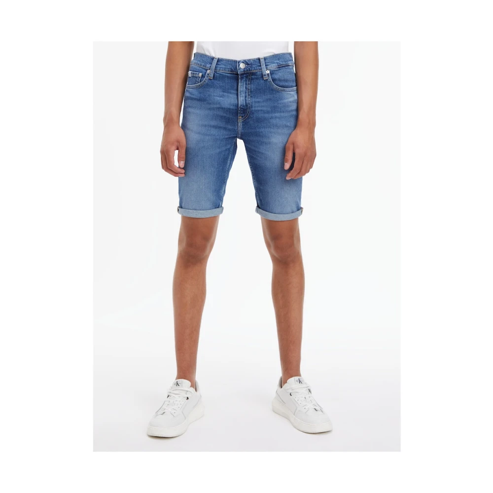 Calvin Klein Jeans Shorts Blue Heren
