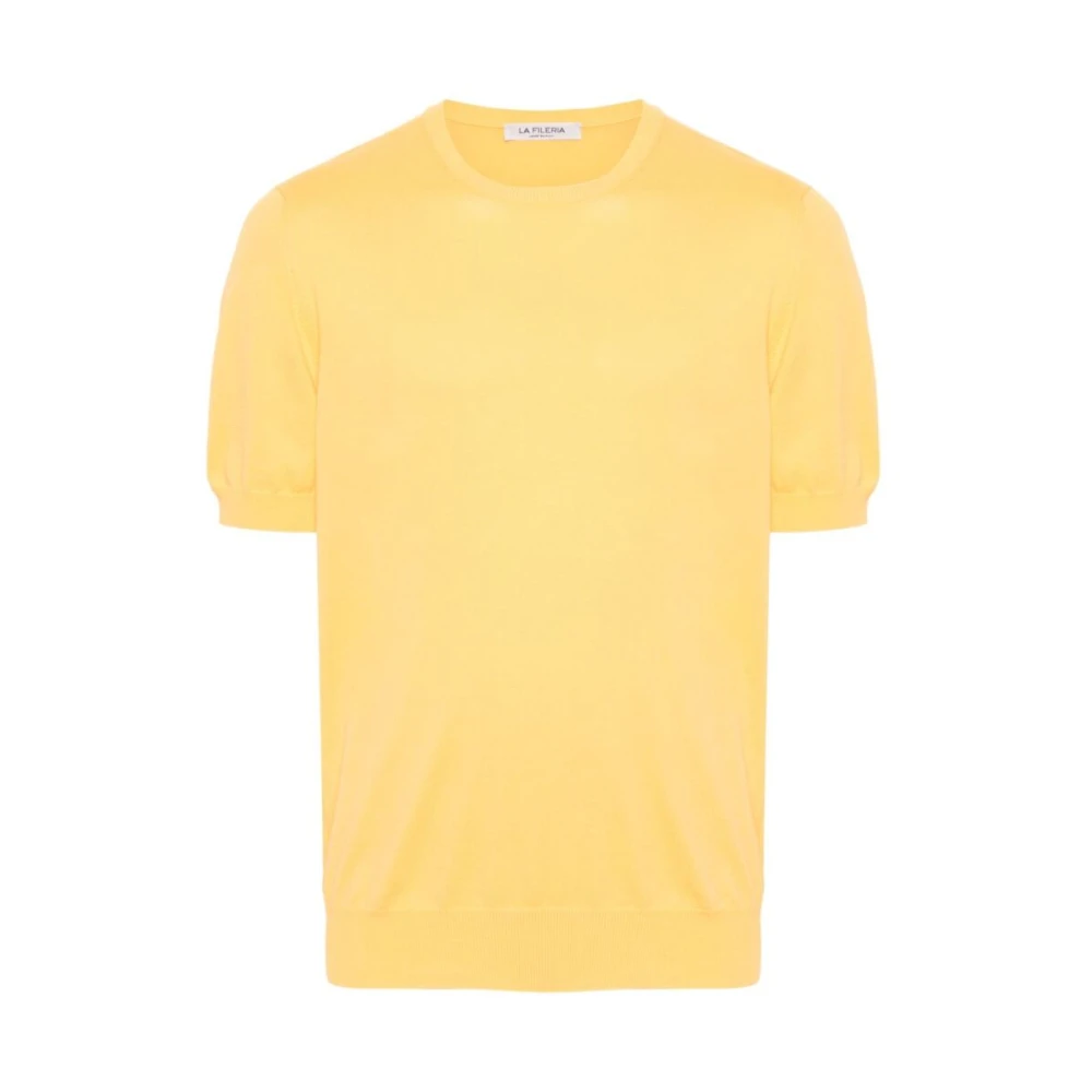 La Fileria T-Shirts Yellow Heren