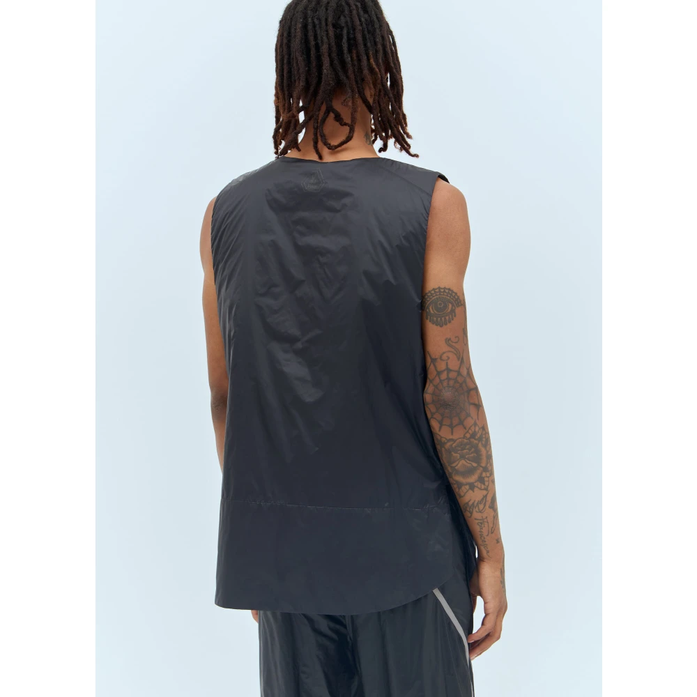 Puma Lichtgewicht vest met logoplaquette Black Heren