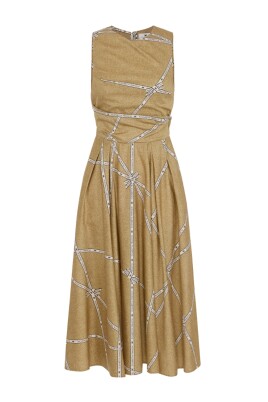 robe-midi-a-imprime-all-over