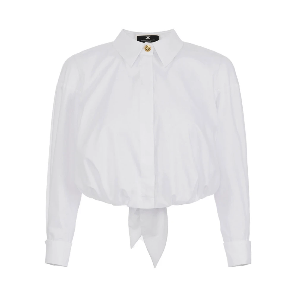 Elisabetta Franchi Witte shirts voor vrouwen White Dames