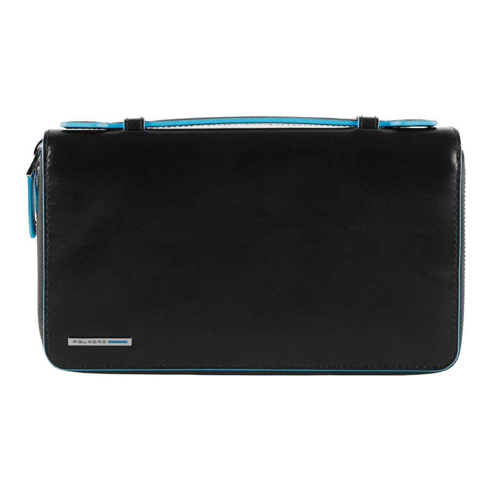 Piquadro Homme Noir Accessoires, Taille: One Size Organiseur Et Portefeuille Zippé Pour Documents