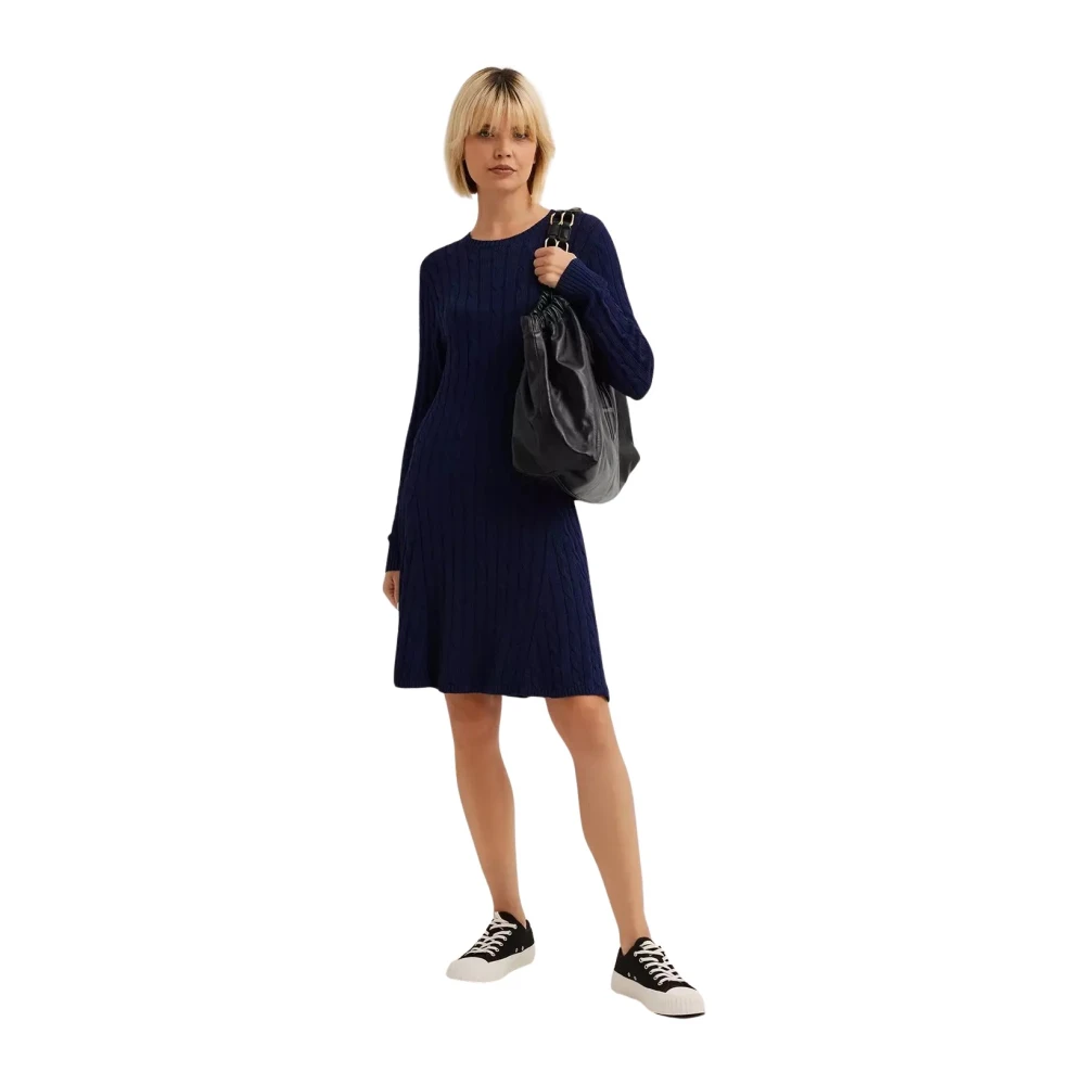 Ralph Lauren Mini Jurk Blue Dames