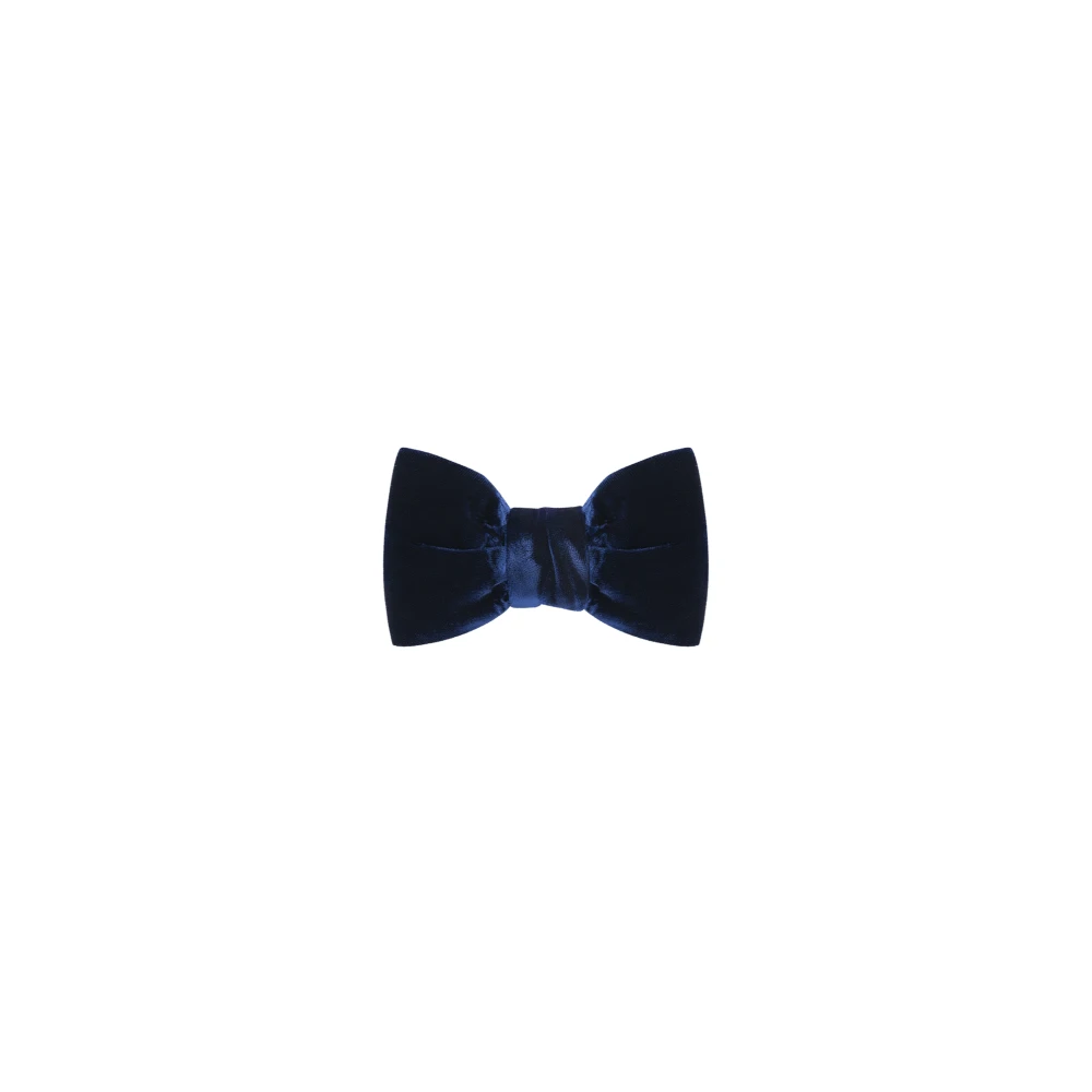 Tom Ford Fluwelen strik Blue Heren