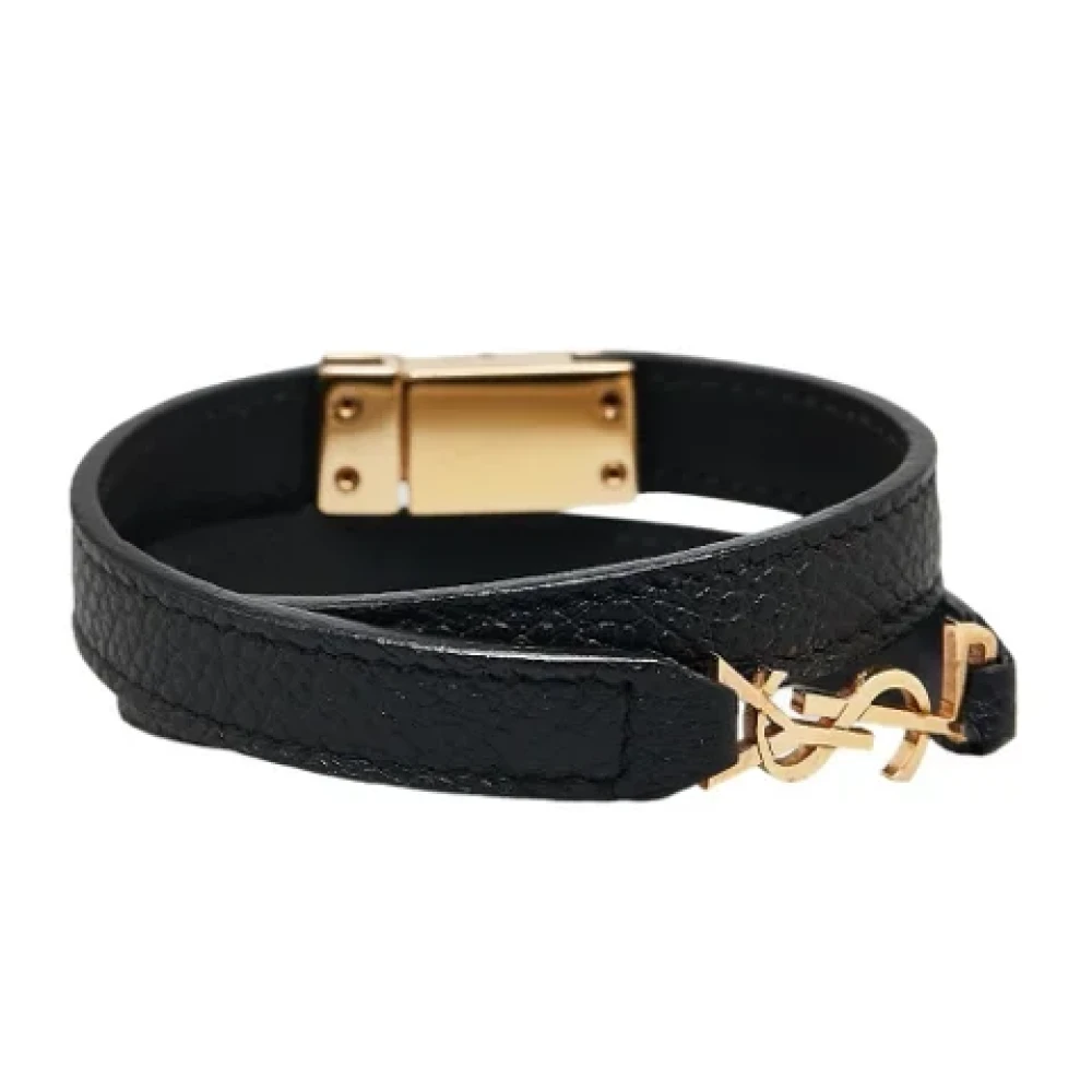 Yves Saint Laurent Vintage Pre-owned Leather belts Black Dames