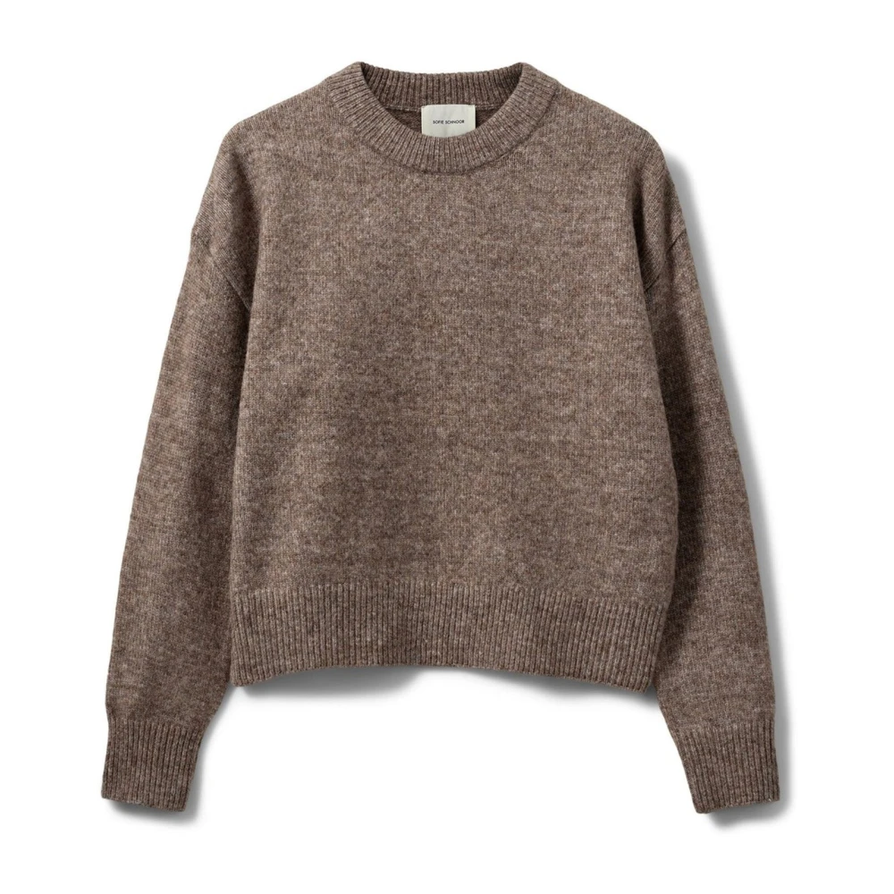 Sofie Schnoor Brown Round-Neck Knitwear - Female - Round-Neck Knitwear - Xl - Knitwear