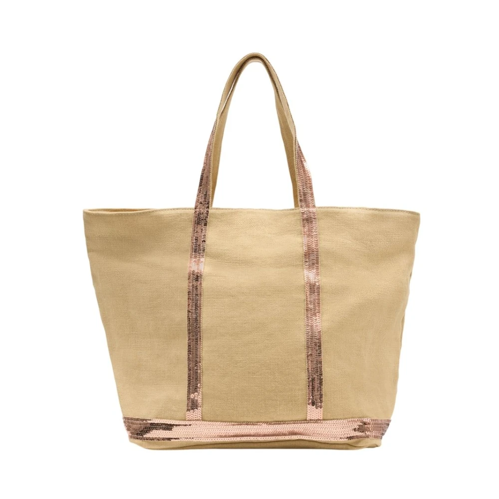 Vanessa Bruno Women's Beige Shopping Bags, One Size, L Zipped Cabas Tote