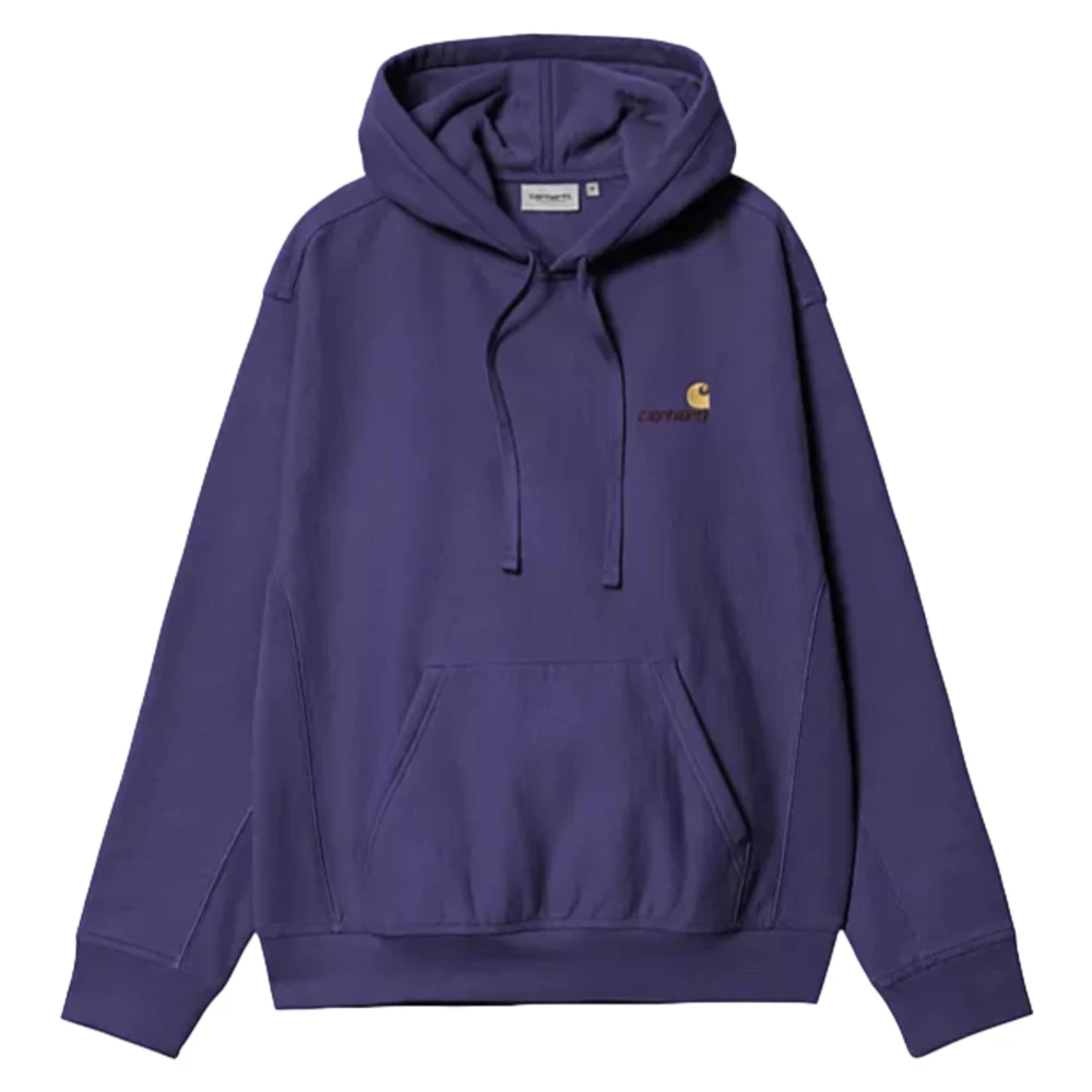 Carhartt WIP Amerikaans Script Hoodie Purple Heren