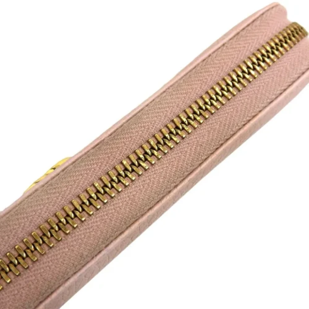 Gucci Vintage Pre-owned Leather wallets Pink Dames