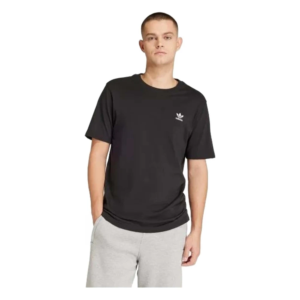 Adidas Essentials Trifolio T-shirt Black Heren