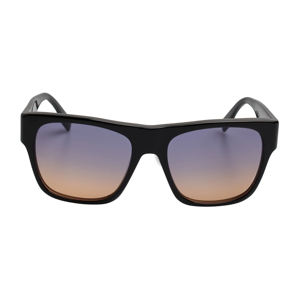 Karl Lagerfeld Black Rectangular Sunglasses - Female - Sunglasses - One Size - Accessories