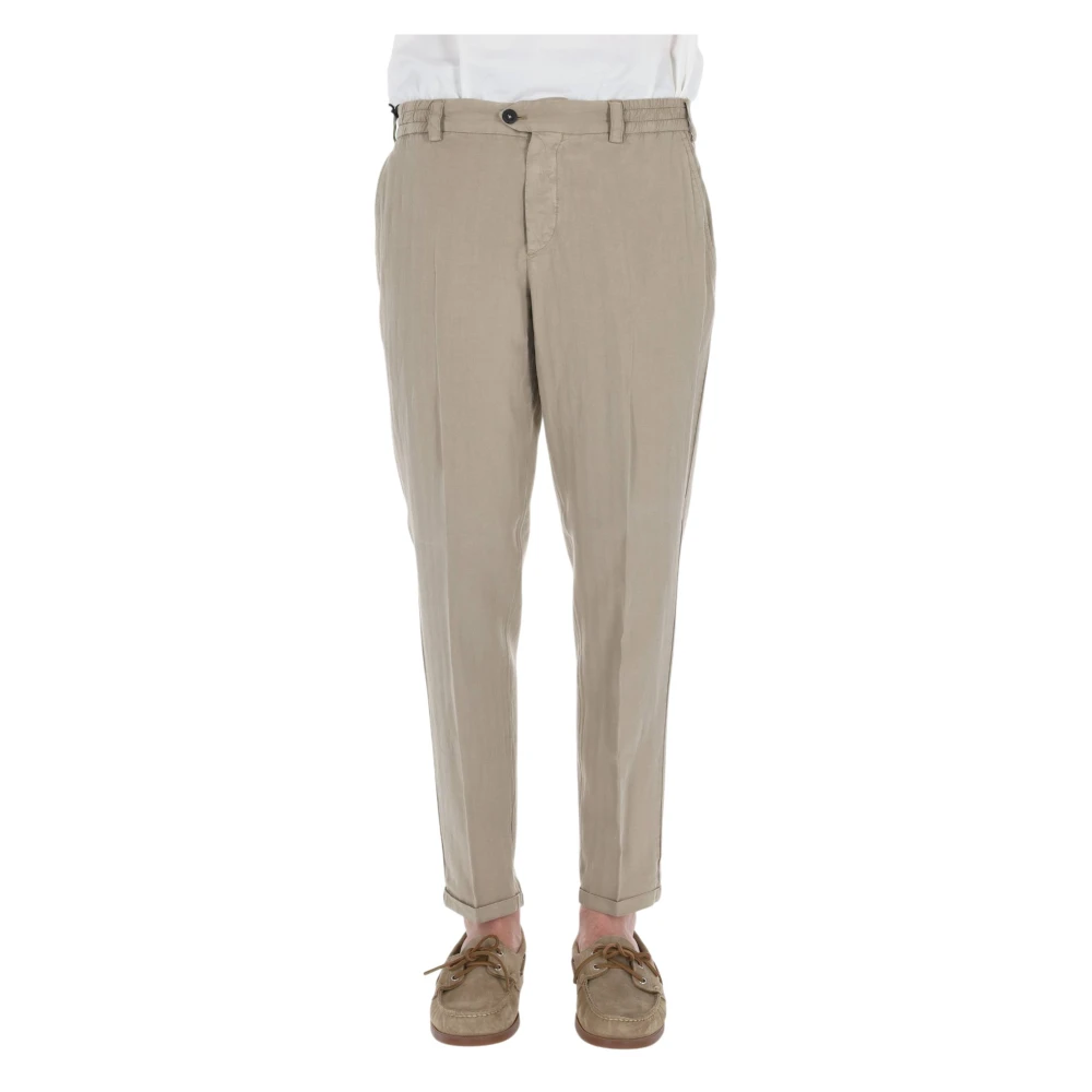 Pt Torino Mannelijk Beige Broeken Heren, W36, Katoen, The Rebel Chinos