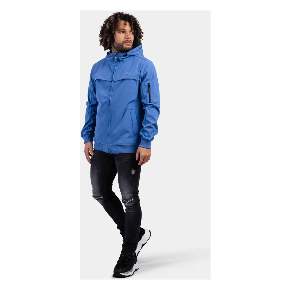 Ballin Amsterdam Heren Lichtblauwe Softshell Jas Blue Heren