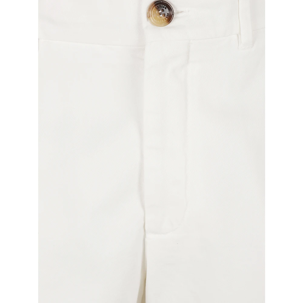 BRUNELLO CUCINELLI Elegante Shorts voor Heren White Heren