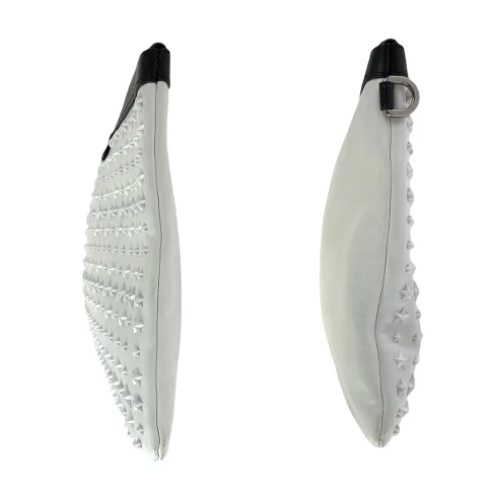 Jimmy Choo Pre-owned Leather clutches White Heren