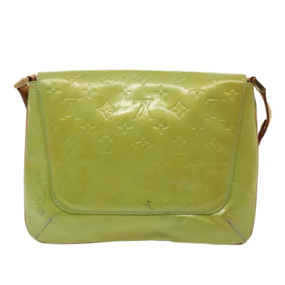 Louis Vuitton Vintage Pre-owned Leather louis-vuitton-bags Green Dames