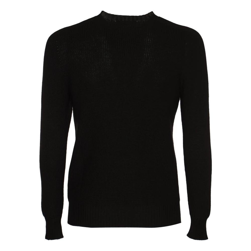 Gran Sasso Stijlvolle Sweaters Paricollo Black Heren