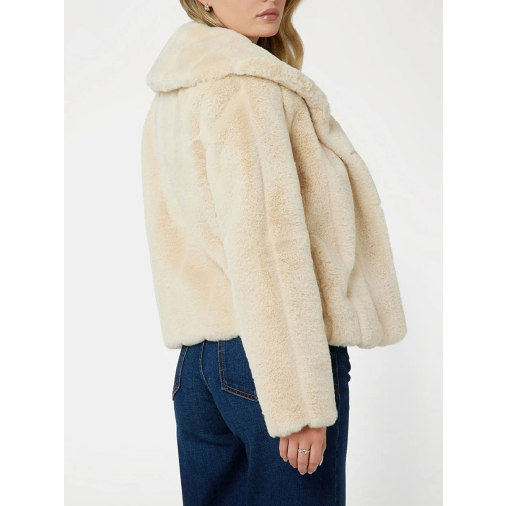 Guess Eco Sophy Bontjas Ivoor Strepen Beige Dames