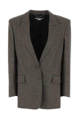 Broderad ull oversize kavaj