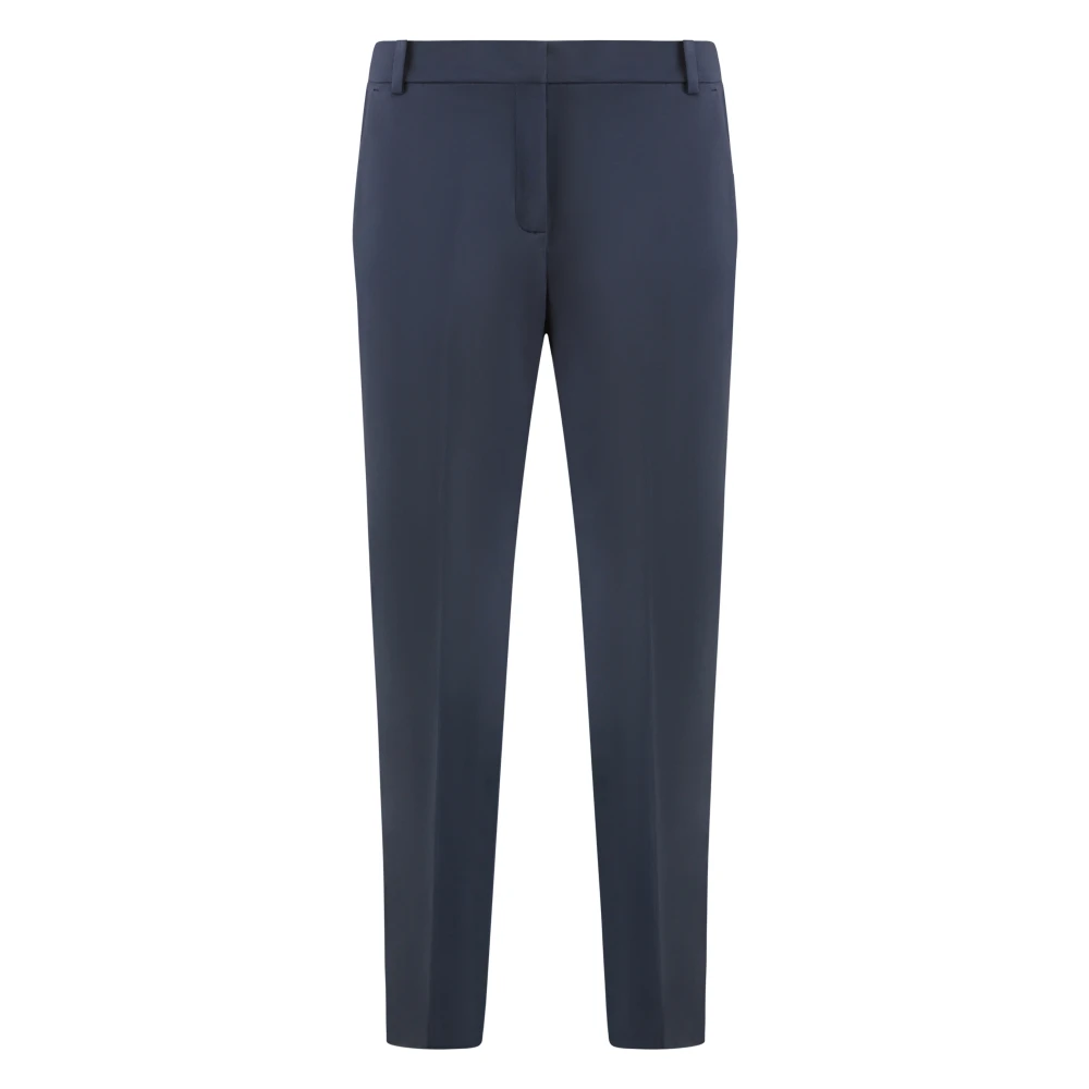 Pinko Women's Blue Bello Straight-Leg Trousers