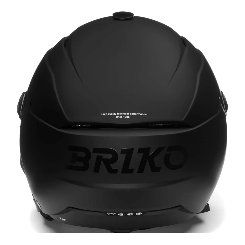 Briko Matt Black Elio Visor Gray Heren