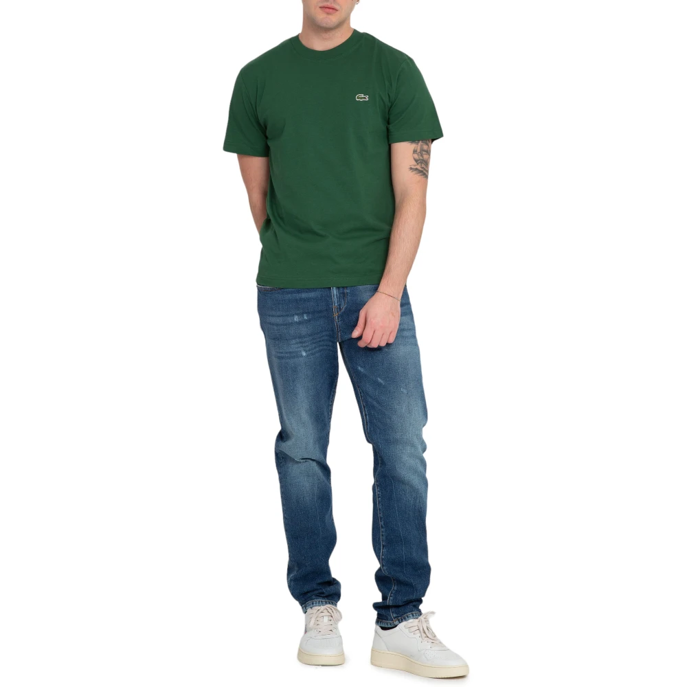 Lacoste T-Shirts Green Heren
