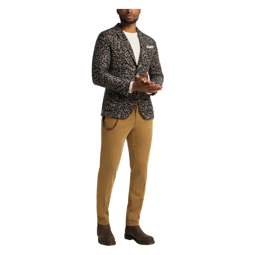 Club Of Gents Multicolor Carter Stijlvolle Jas Multicolor Heren