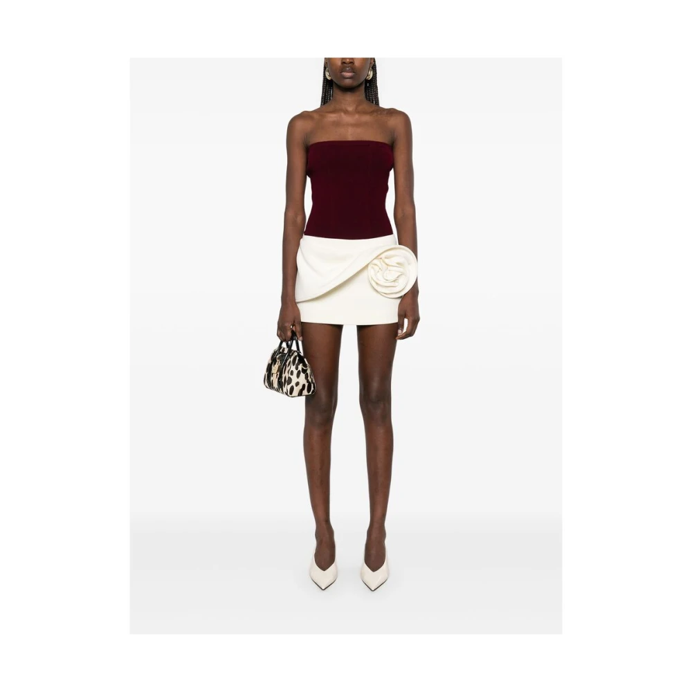 Magda Butrym Amandel Beige Gedrapeerd Paneel Rok Beige Dames