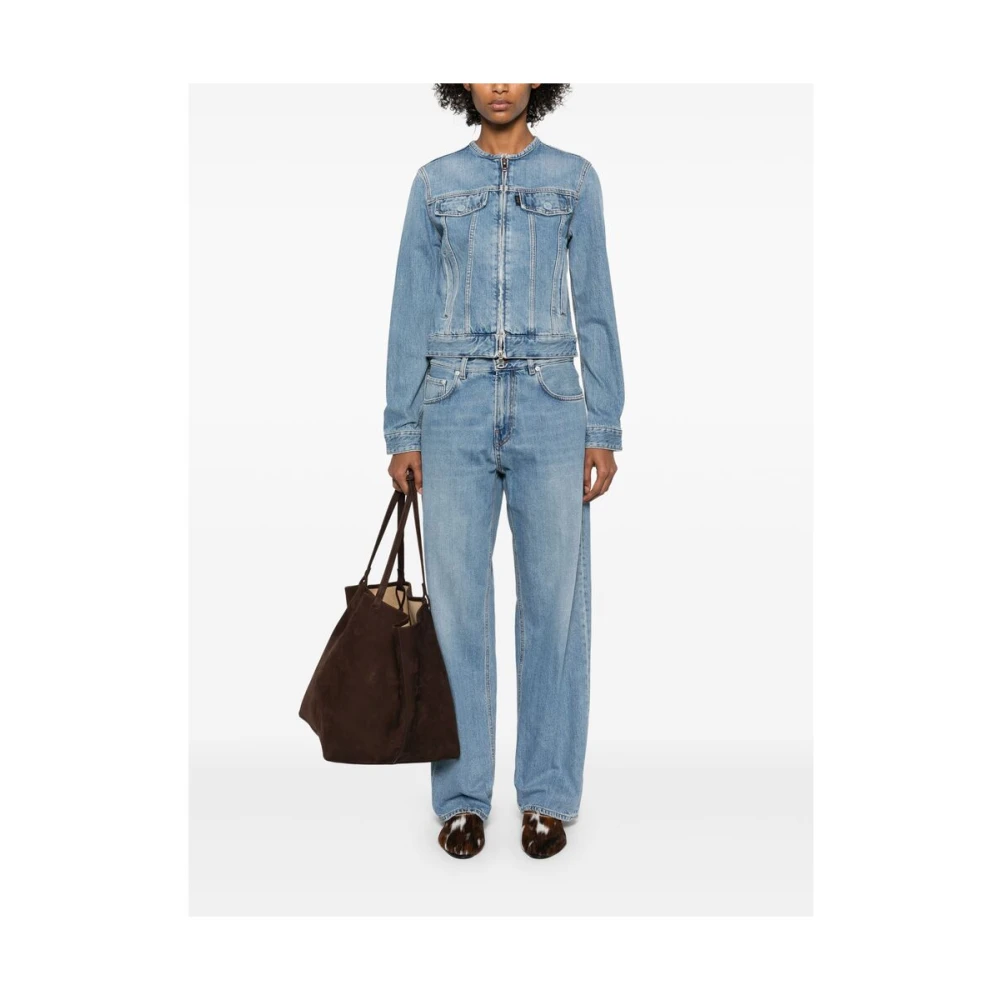 Haikure Blue Aqua Classic Five Pocket Jeans Blue Dames